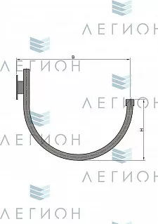 К30-0,7-0,9-12-5 кронштейн однорожковый