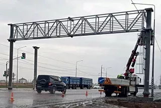 Г. Тамбов. Поставка рамных опор дорожных знаков